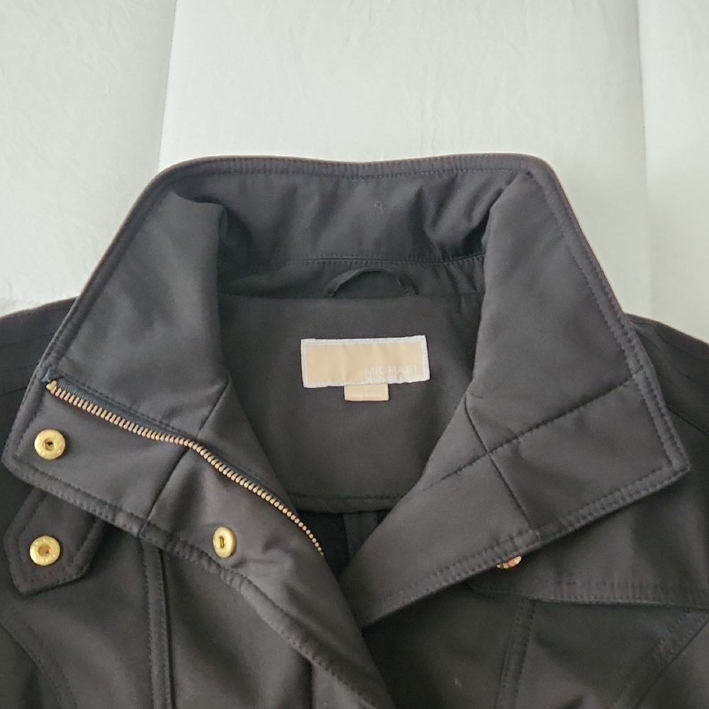 Michael Kors Black Jacket with Gold Accents